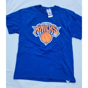 New York Knicks Majestic Brand T- Shirt Size L New Carmelo Anthony 7 On Back - Picture 1 of 5