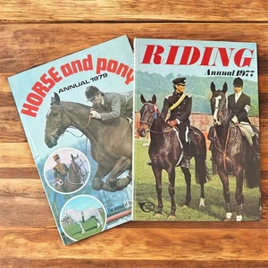 2 x Vintage Equestrian Annuals – Horse & Pony 1979 & Riding Annual 1977 - Picture 1 of 10