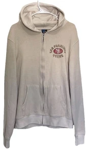 Junk Food San Francisco 49ers Zip Hoodie Medium Tan NFL Sweatshirt - Bild 1 von 7