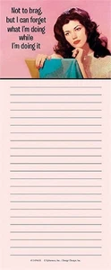 Design Design 413-09653 Not to Brag Magnetic List Pad,Stickers - Picture 1 of 1