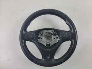 08-13 BMW E90 E92 E93 M3 OEM Steering Wheel Black Leather MT Manual - Picture 1 of 5