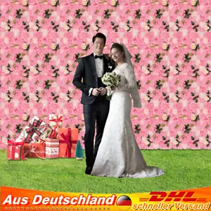 20 stk Kunstblumen Wandpanel Hochzeit Künstliche Blumenwand Hochzeit Party Deko - Bild 1 von 12