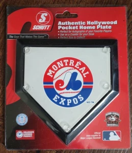 Schutt Sports MLB Montreal Expos Authentic Hollywood Pocket Home Plate NOS - Picture 1 of 2
