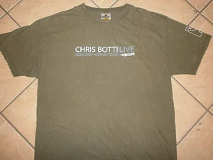 vtg CHRIS BOTTI CONCERT T SHIRT Live World Tour 2006 2007 Trumpet Jazz XL - Picture 1 of 3