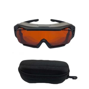 1 Stück 532nm-1064nm OD6+ CE Laser Schutzbrille abnehmbares Bein großes Gestell - Bild 1 von 10