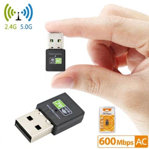 Free Driver USB Wifi Adapter 600Mbps Wi fi Adapter 5ghz Antenna USB Ethernet^^i - Afbeelding 1 van 8