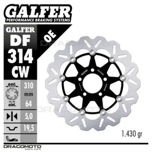 Suzuki GS 500 E 1996 DF314CW brake disc front GALFER floating - Picture 1 of 3