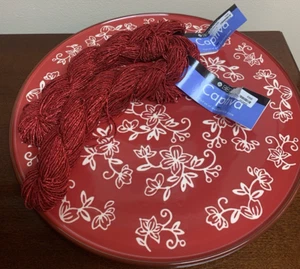 New Lot of 2 - Berroco Captiva Metallic Yarn Red 5566 - Same Dye - Picture 1 of 5