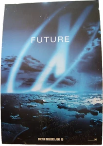 X Files poster. Pre Release Chris Carter Signed Poster. Martin Landau state COA. - Picture 1 of 11