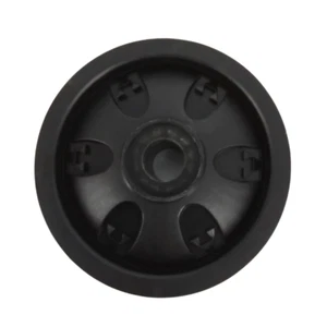 Ruota Ø105 Nera con tappo fermaruota - Foto 1 di 4
