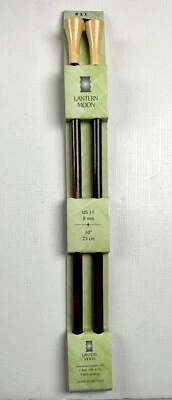 Lantern Moon 10" Ebony Single Point Knitting Needles US 11 (8.0mm) - Image 1 of 4
