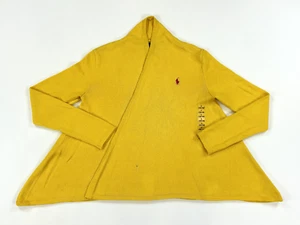 *MINOR DEFECT* Polo Ralph Lauren Girl's Shawl Cardigan - Yellow - Size: L(12/14) - Picture 1 of 3