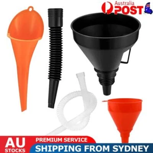 Engine Oil Filling Funnel Set Gasoline Oil Fill Universal Tool with Filter - Picture 1 of 11