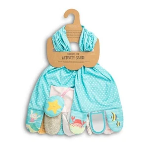 Demdaco Activity Mommy & Me Scarf "Mermaid" Sea Life Baby Toys Bonding Time - Picture 1 of 4