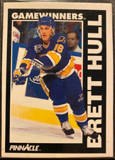 Brett HULL 1990-91 Game Winners Pinnacle #356  St. Louis Blues