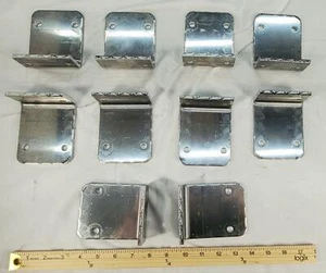 10 Stück Schwerlast L rechtwinklige Halterungen Schrank Hardware Aluminium 4x2x3,25 1/4" - Bild 1 von 9