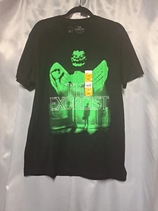 New The Exorcist Graphic Tee Black & Green Men's T-shirt Size Large (42-44) - Picture 1 of 7