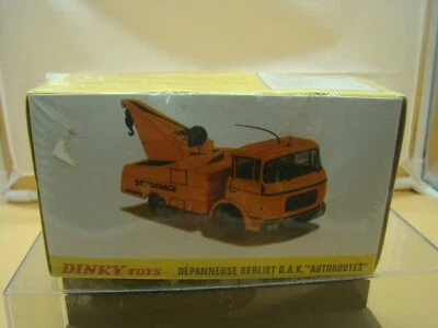 Camion BERLIET GBK Dépanneuse Autoroutes Dinky Toys Atlas n°589A Neuf Boite - Photo 1/3