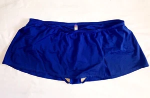 Swim by CACIQUE Full Coverage Skirted Swimsuit Bikini Bottom: Royal Blue, 24 - Picture 1 of 3