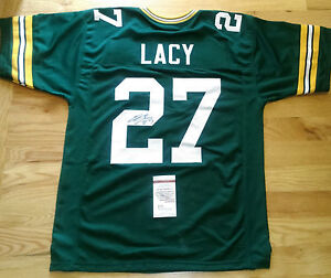 Eddie Lacy Autographed/Signed Green Bay Packers Jersey JSA Witness COA Alabama