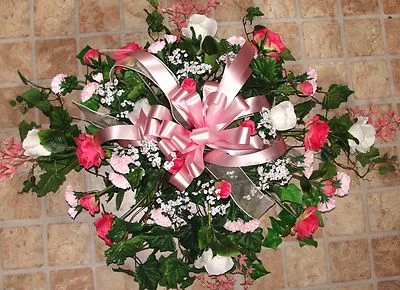 Cemetery Silk Memorial Pillow Grave Blanket Nationwide Funeral Sympathy Flowers