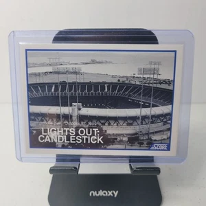 1990 Score Baseball Lights Out Candlestick Park #701 San Francisco Giants - Picture 1 of 2