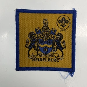 RETRO BOY SCOUTS PATCH CUBS POWELL BSA FLAP Heidelberg Victoria Australia L - Picture 1 of 3