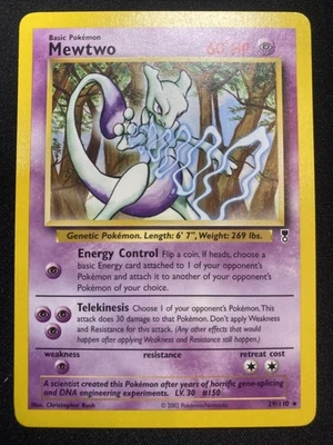 Mewtwo 29/110 Pokemon Legendary Collection Non Holo Regular Christopher Rush LP - Image 1 of 2