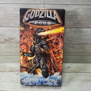 Godzilla 2000 (VHS, 1999 japanischer Toho-Film) geprägter Einband kostenloser Versand - Bild 1 von 6