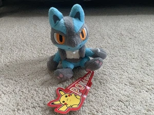 Muñeca de peluche Lucario Poke Pokemon Center 2009 6" - Imagen 1 de 11