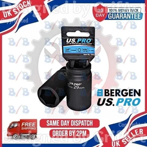 29 MM 3/4 ZOLL ANTRIEB 6PT 6 PUNKT EINZEL CR-MO SCHLAGSCHRAUBER STECKSCHLÜSSEL LANGE REICHWEITE - Bild 1 von 4