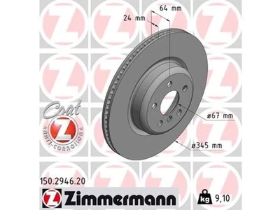 Rotor de freno Zimmermann recubierto para BMW 740i xDrive 2017-2022 67527DVNB 2018 2019 Foto 1 de 2