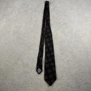 Giorgio Armani Italy 100% Pure Silk Black Red Blue - Picture 1 of 5