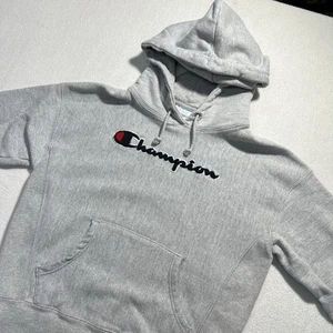 Champion Pullover Hoodie Youth Medium Gray Sweatshirt Ages 8-10 Years - Picture 1 of 5