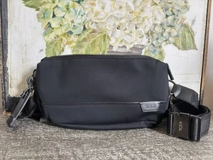 TUMI Harrison Dante Utility Pouch Crossbody Bag Black NWOT READ!!! - Picture 1 of 12