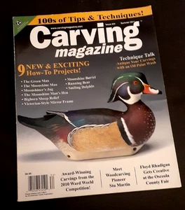 Carving Magazine Issue #34 Summer 2011 w Pattern Insert - Woodcarving - Picture 1 of 1
