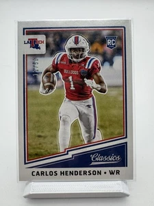 2017 Panini Classics Carlos Henderson /50 Blank Back #213 Louisiana Tech - Bild 1 von 2