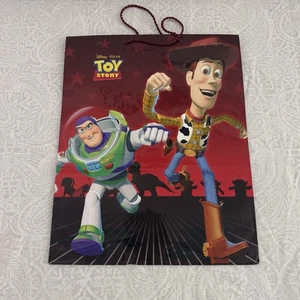 DISNEY PIXAR TOY STORY REUSABLE TOTE/SHOPPING/GIFT BAGS Black Red Sac-Cadeau - Picture 1 of 9