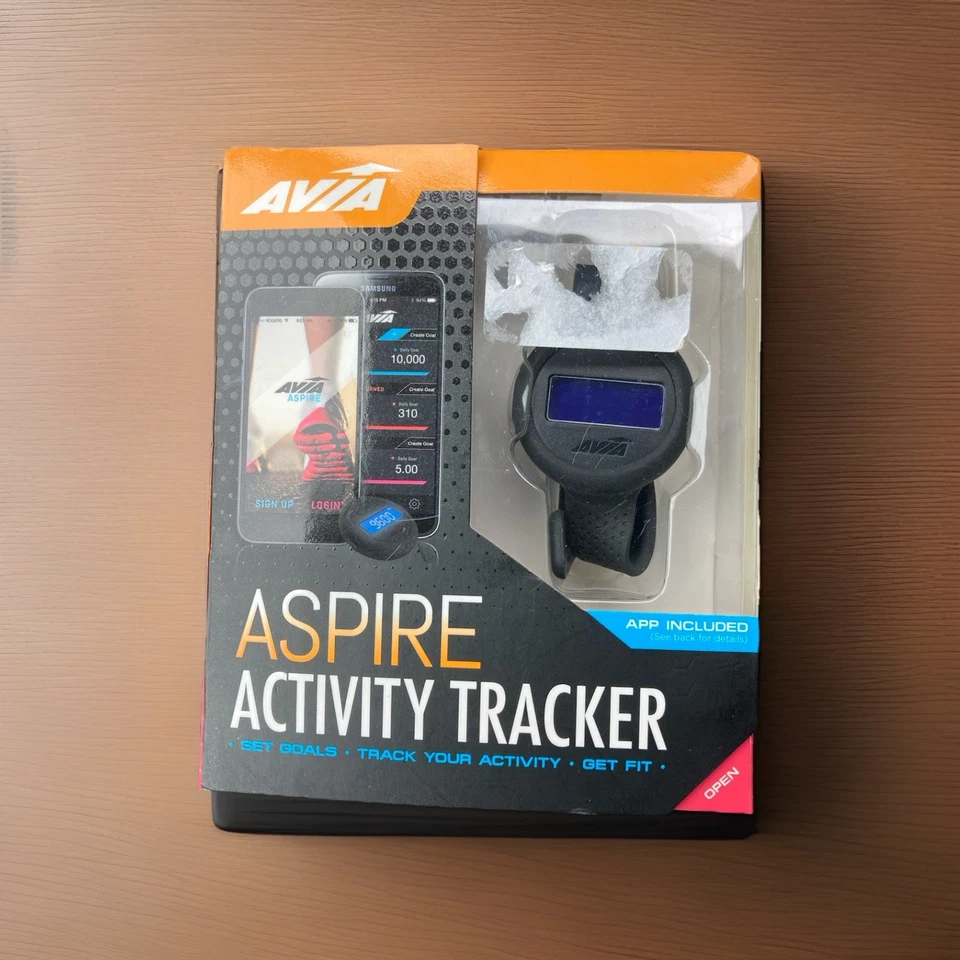 Avia Aspire Activity Tracker Black Brand New Activity Track AV-CF2003B - Image 1 of 2