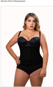 Vedette 100 Renee Under Bust Waist Cincher Trainer Corset Shapewear Black Sz M - Picture 1 of 8