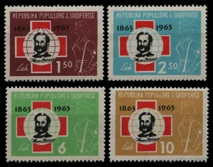 Albania 1963 - Mi-Nr. 717-720 ** - MNH - Cruz Roja / Cruz Roja - Imagen 1 de 1
