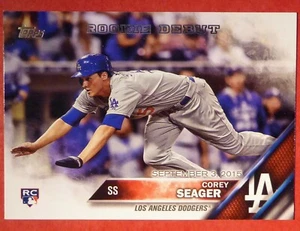 2016 Topps Corey Seager RC #US279 Rookie Debut (Dodgers) NM/MT - Bild 1 von 2