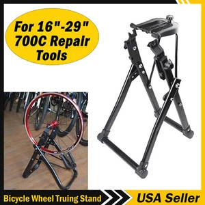 Rueda de bicicleta Truing Stand llantas bicicleta rueda herramienta de reparación para 16"-29" 700C - Imagen 1 de 13