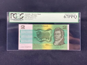 1985(ND) Australia Reserve Bank $2 P-43c PCGS 67 PPQ - Picture 1 of 2