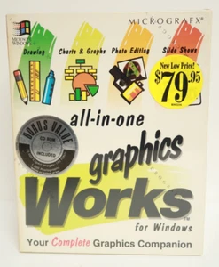 Graphic funciona para Windows Micrografx software de computadora todo en uno para PC discos de 3,5 - Imagen 1 de 6