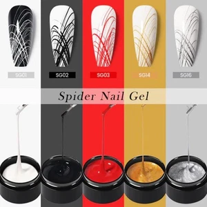BORN PRETTY Spider Gel Nail Polish Gel Art Pull Line Gel Thick Elastic Paint 5ml - Picture 1 of 54