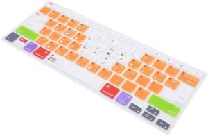 Silicone Keyboard Cover w/ Photoshop Shortcuts for MacBook Air / Pro 13 14 15