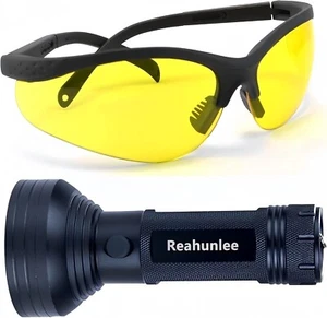 REALHUNLEE Auto Air Conditioner Leak Detector Tool Flashlight Oil AC UV Dye L... - Picture 1 of 9