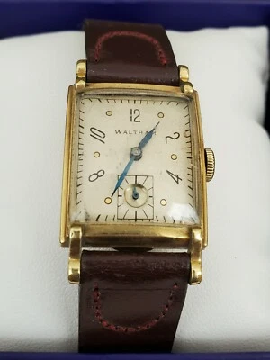 Rare Original Waltham 14k G.F. case 750-B 17 Jewel, Vintage Watch - Image 1 of 4