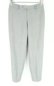 SUISTUDIO Robin Women's Grey Trousers UK8S Classic Pleated Pure Wool Formal Wear - Picture 1 of 14